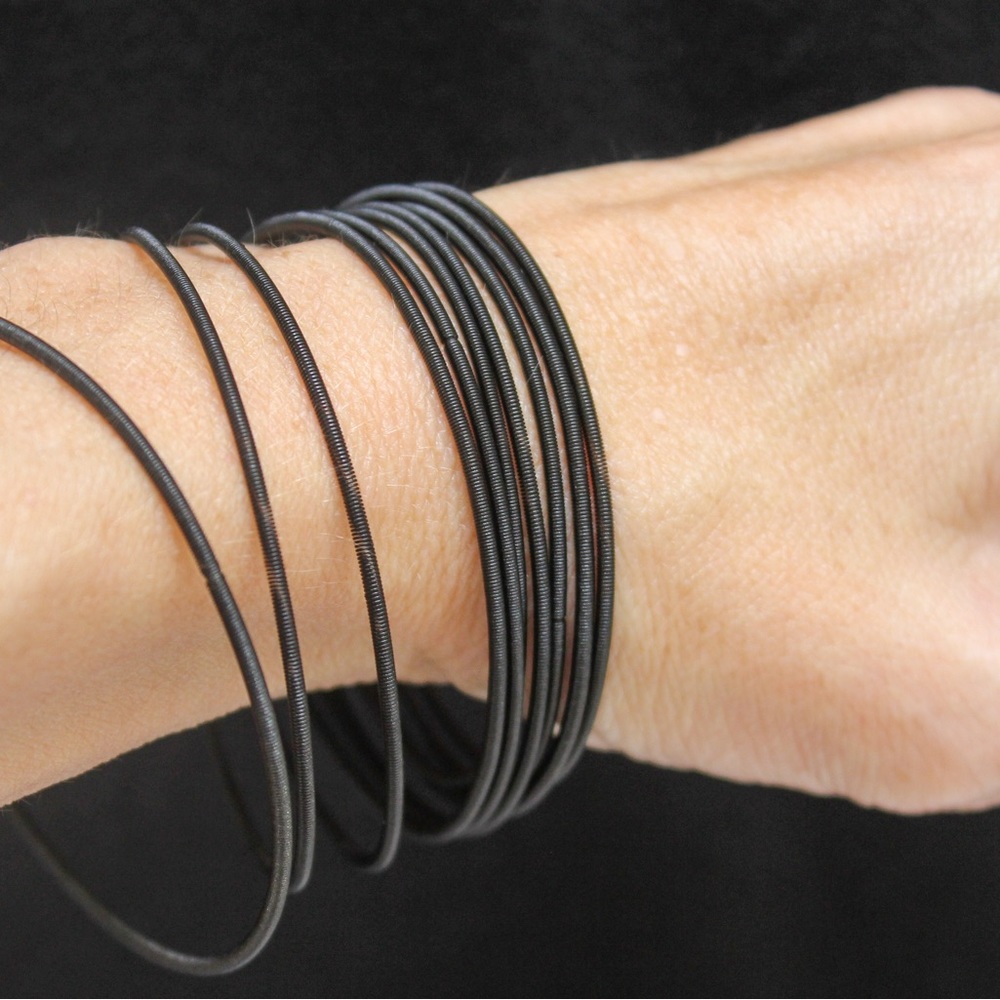 Stretch Bracelets in Black
